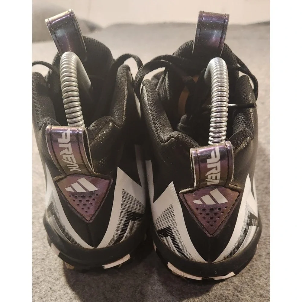 Adidas Freak Football Cleats Shoes Mens Size 7‎ Black White Mid Top HP7712